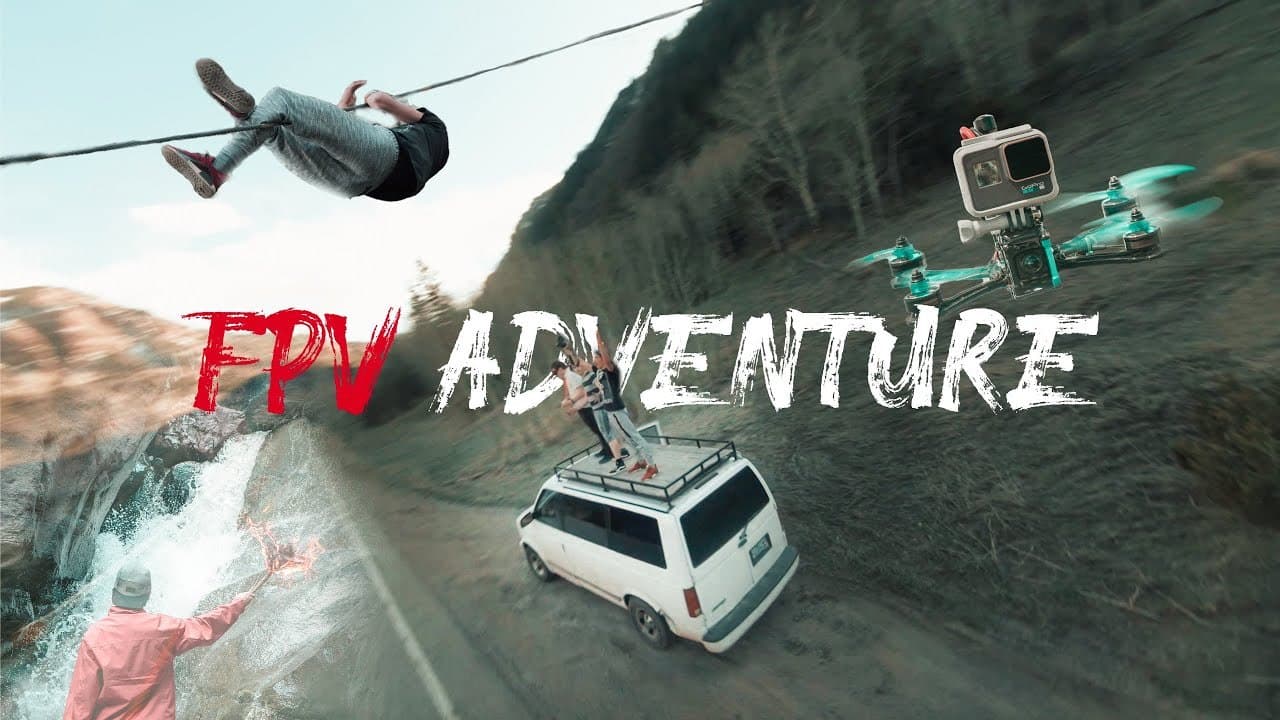 Fpv adventure! Insane footage (crashed my drone on the wrong side of the river) found a hot spring!