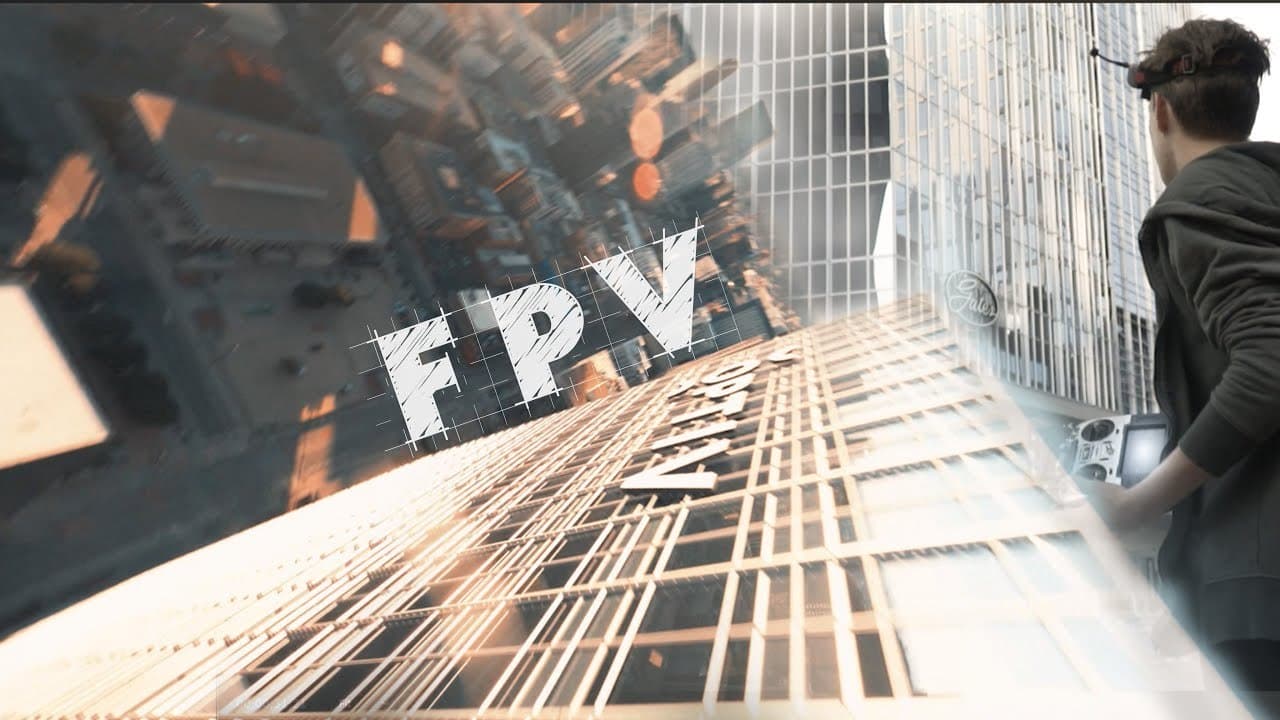 insane fpv building dives! (security showed up)